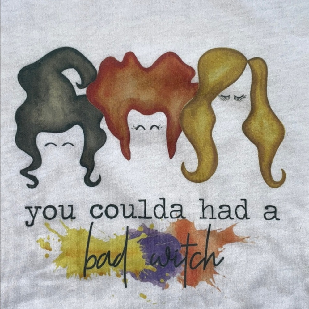 🆕 Bad Witch Hocus Pocus Halloween Shirt - Picture 3 of 3